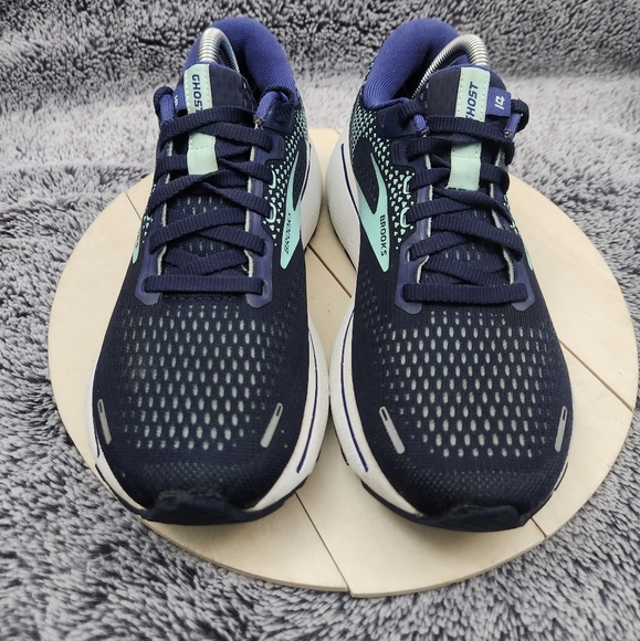 Brooks Ghost 14 Running Shoes Peacoat/Yucca/Navy Women's Size 6.5 - Picture 3 of 9